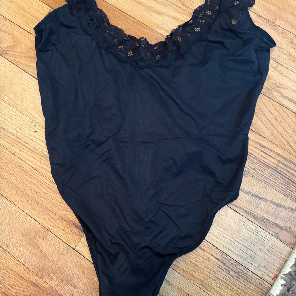 NWT‎ Victoria's Secret Black Lace Bodysuit